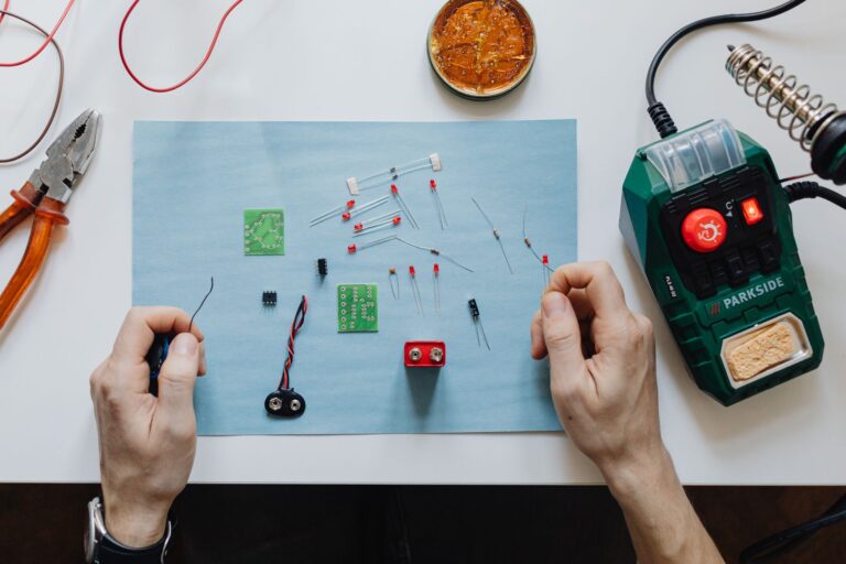 Best wire stripper: hand tools laid out on a workbench