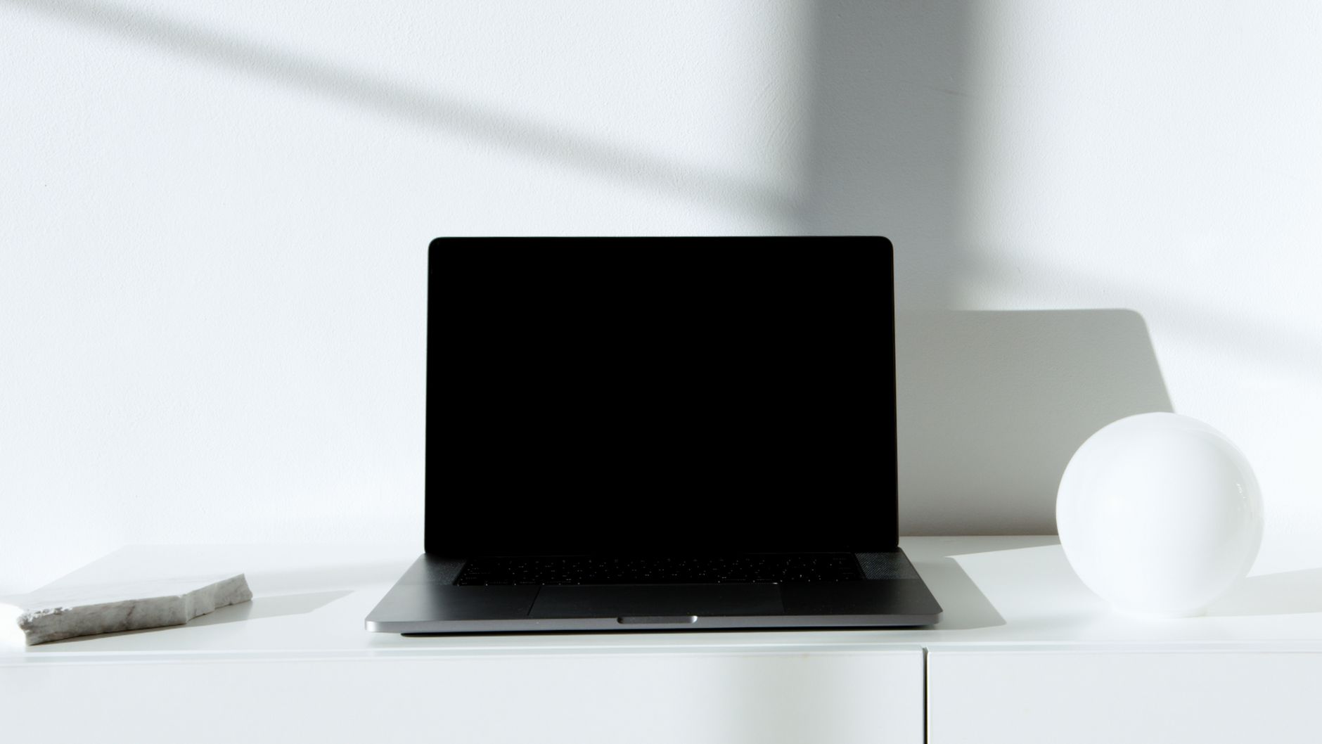 A tidy desk workspace at home