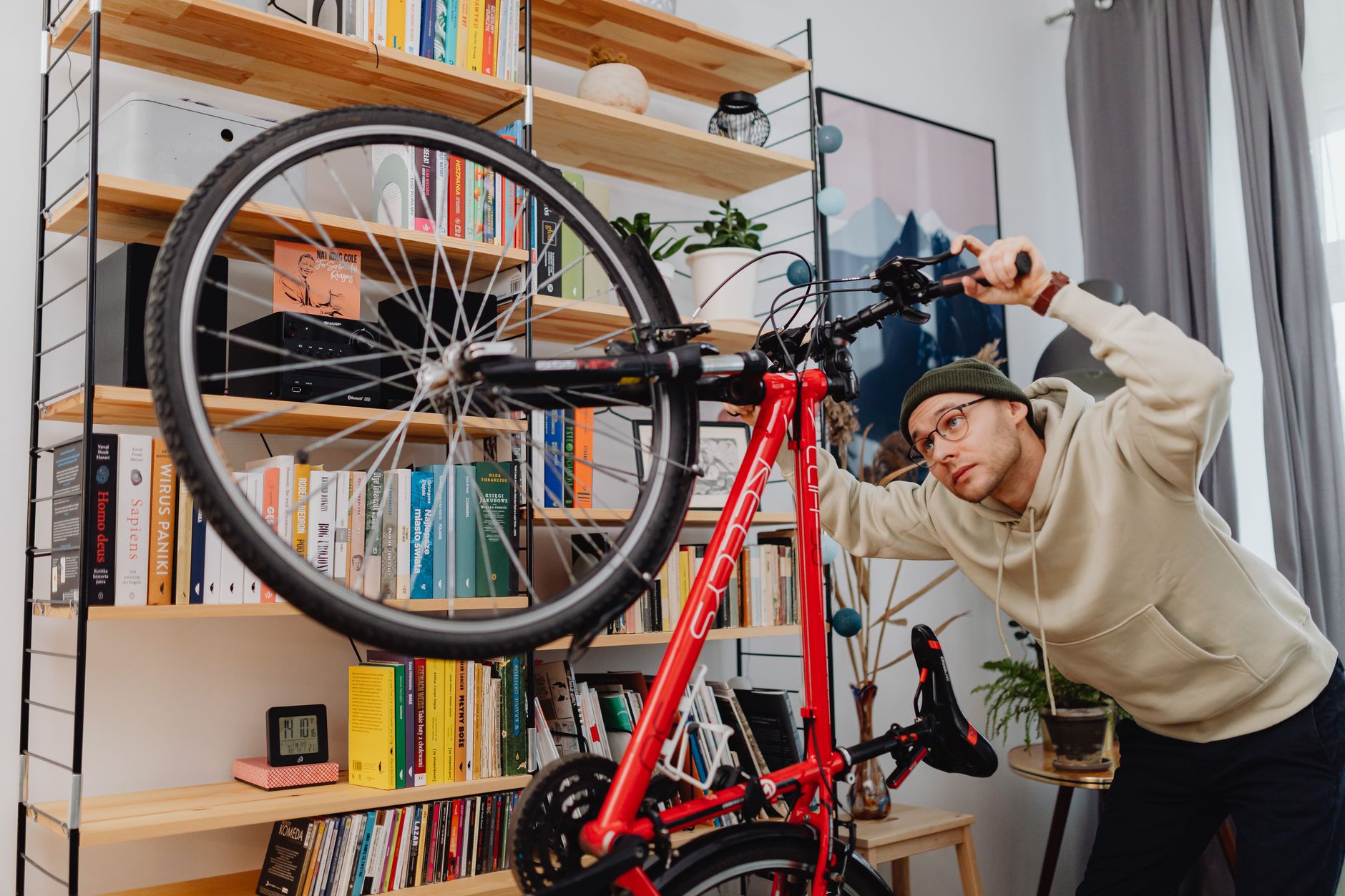 Tools used to repair a bicycle